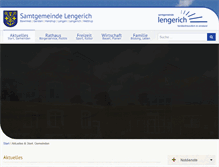 Tablet Screenshot of lengerich-emsland.de